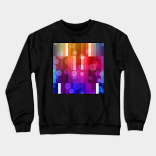 Colorful Abstract Pattern Crewneck Sweatshirt